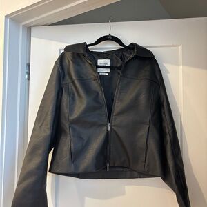 Abercrombie Vegan Leather Jacket